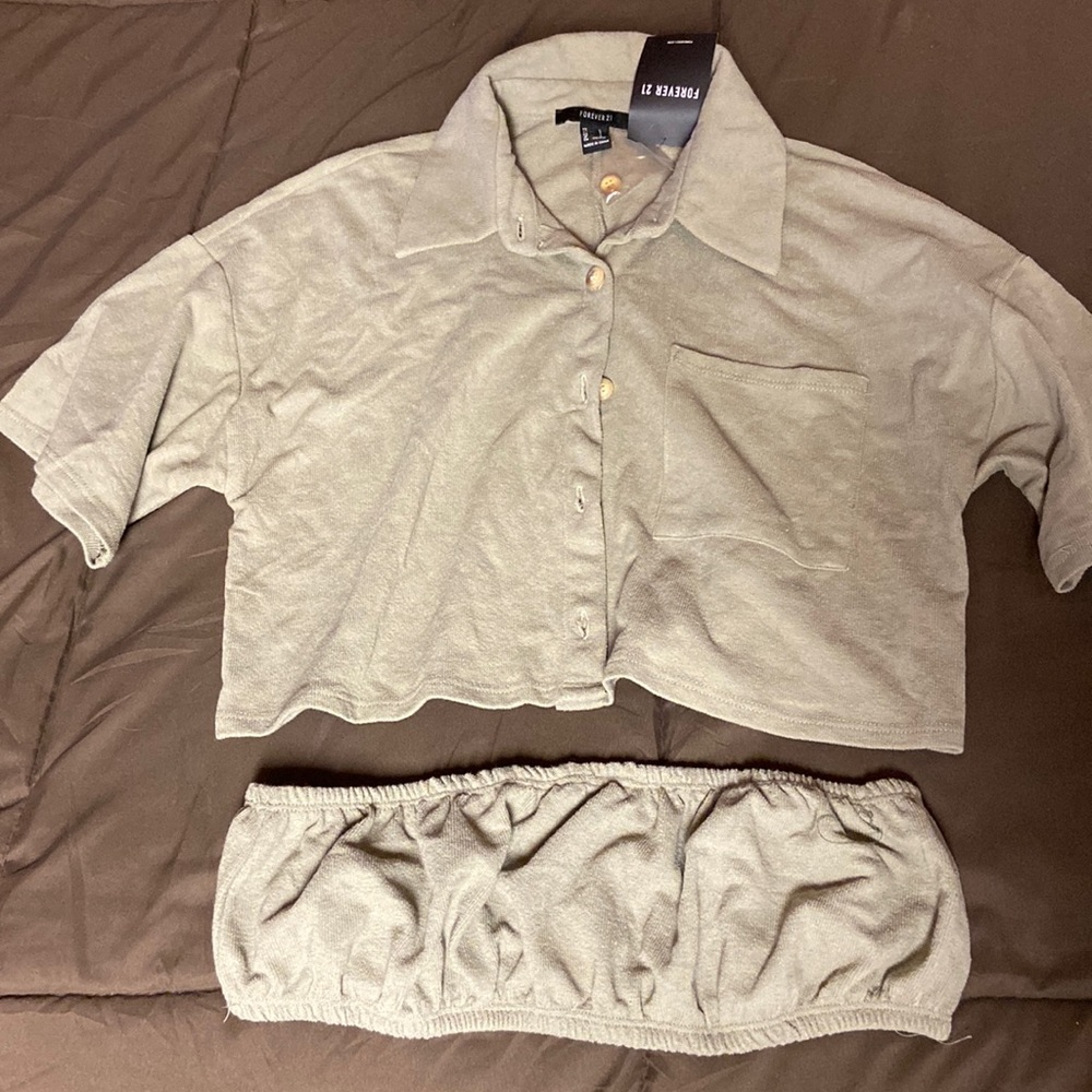 F21 Crop Top/Bandeau NWT